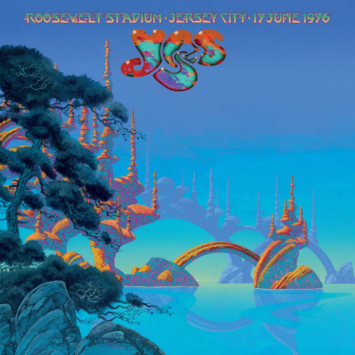 Yes - Roosevelt Stadium, Jersey City, NJ, 17 June 1976 (Live) Album Cover