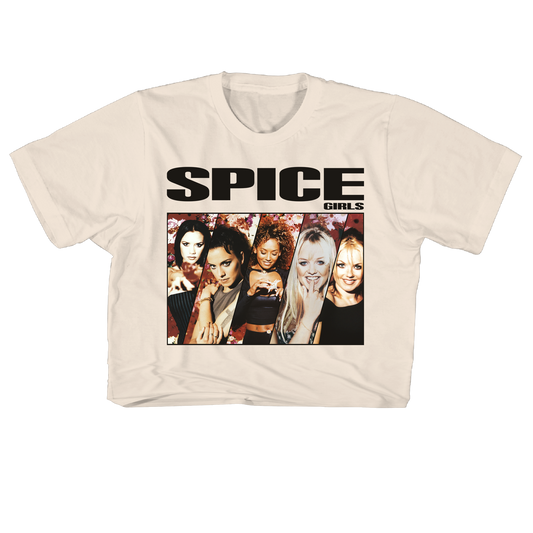 Spice Girls - Group Photo Cropped Tshirt Natural Product Image