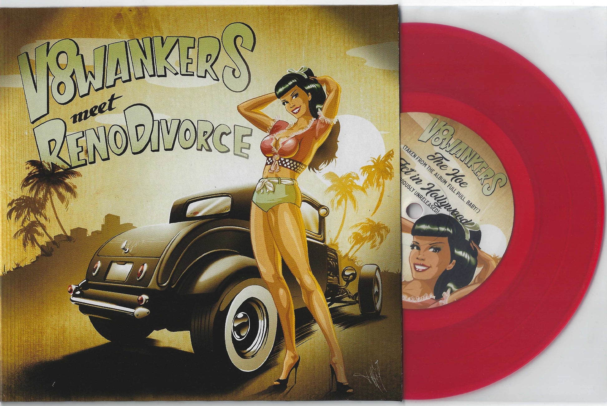 V8 Wankers / Reno Divorce - 4 Track Split -7 Inch - RSD 2026 Product Image