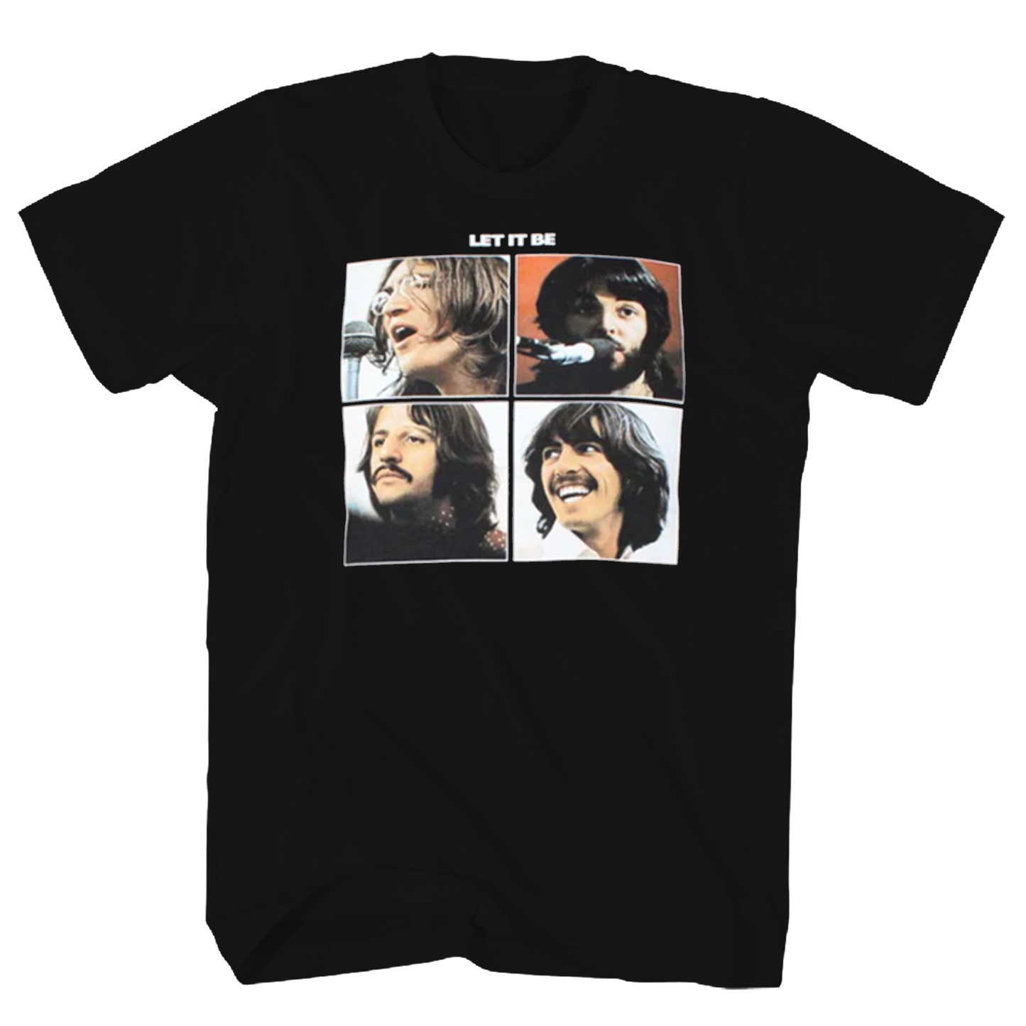 Beatles - Let It Be Tshirt Black Product Image