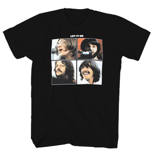 Beatles - Let It Be Tshirt Black Product Image
