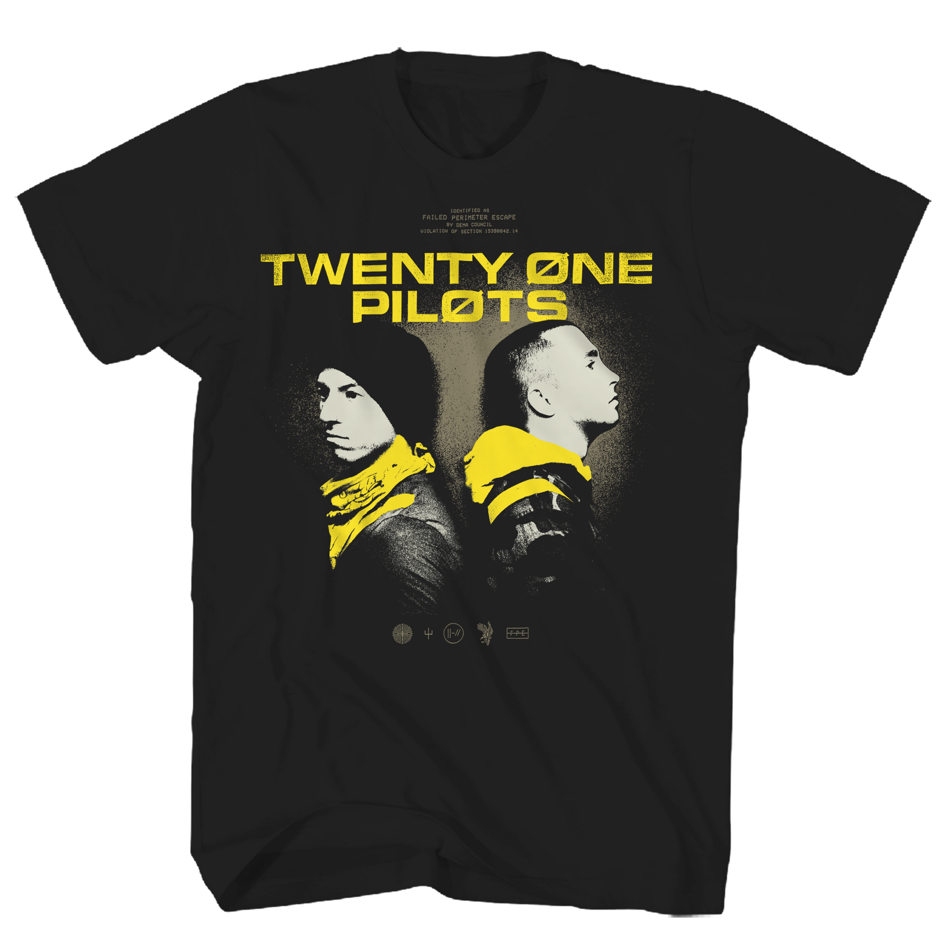 Twenty One Pilots - Back 2 Back Tshirt Product Image