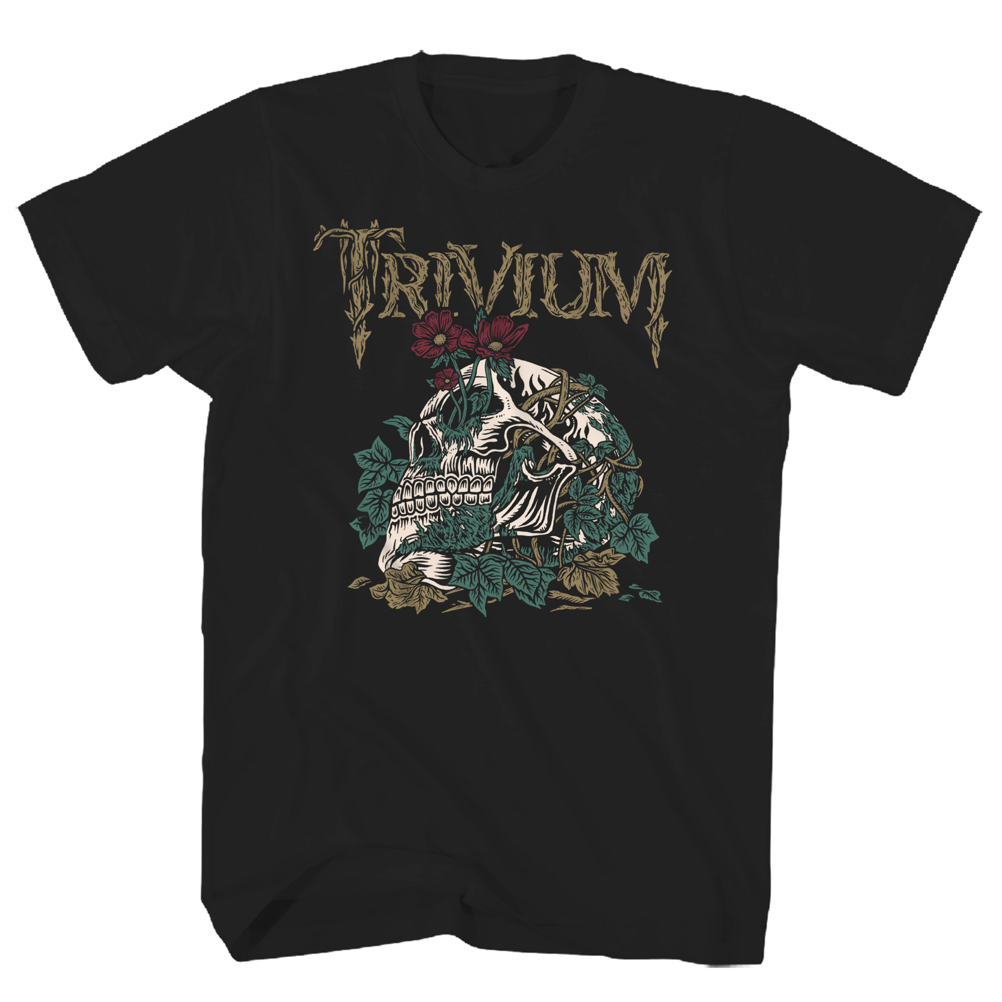 Trivium - Skeleton Head Tshirt Black Product Image