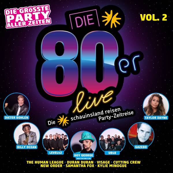 Various - Die 80er Live Vol. 2 - Größte Party Aller Zeiten Product Image