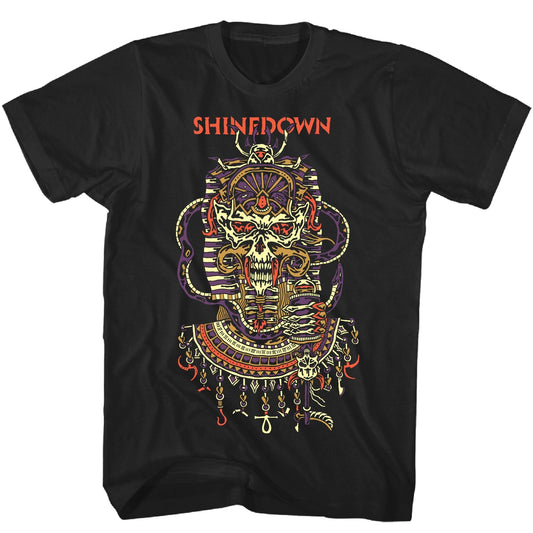 Shinedown - Planet Zero Skull Tshirt Product Image