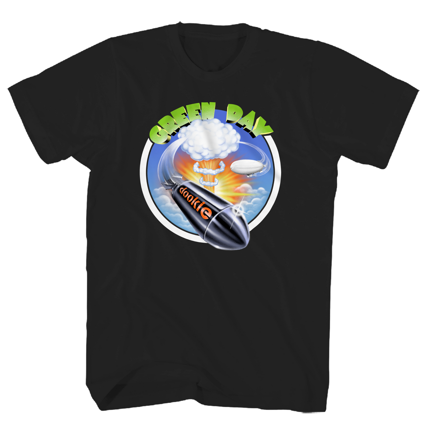 Green Day - Dookie Rocket Tshirt Black Product Image