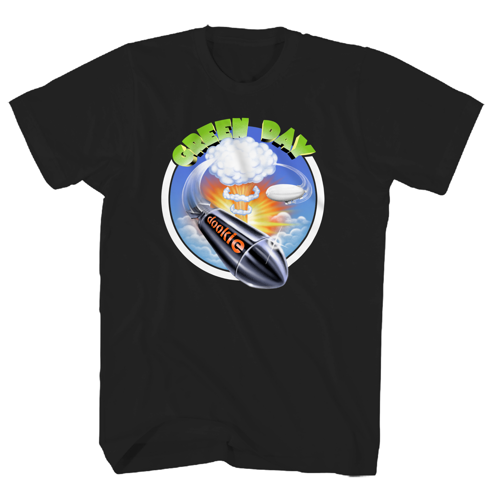 Green Day - Dookie Rocket Tshirt Black Product Image