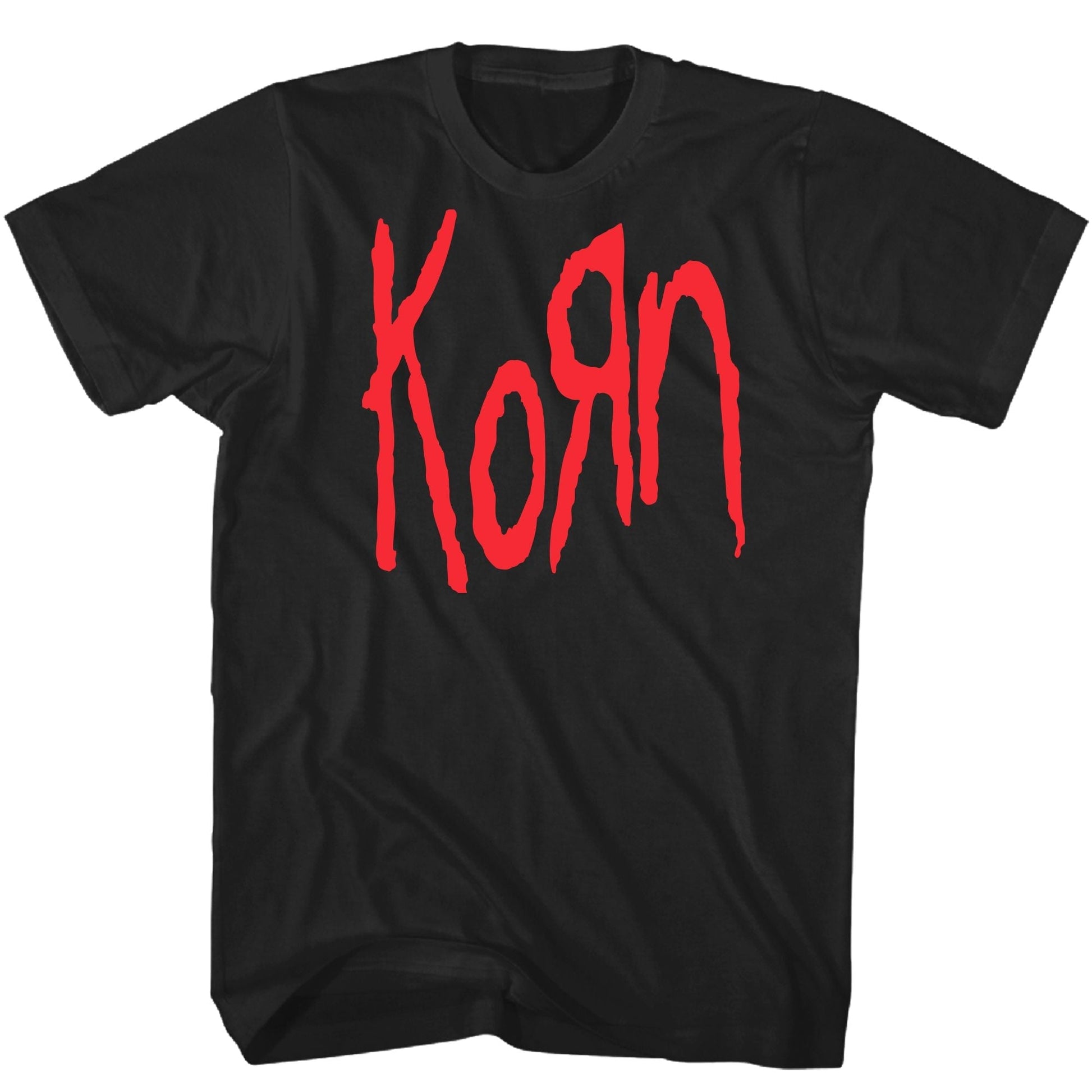 Korn - Korn Red Logo Tshrit Black Product Image