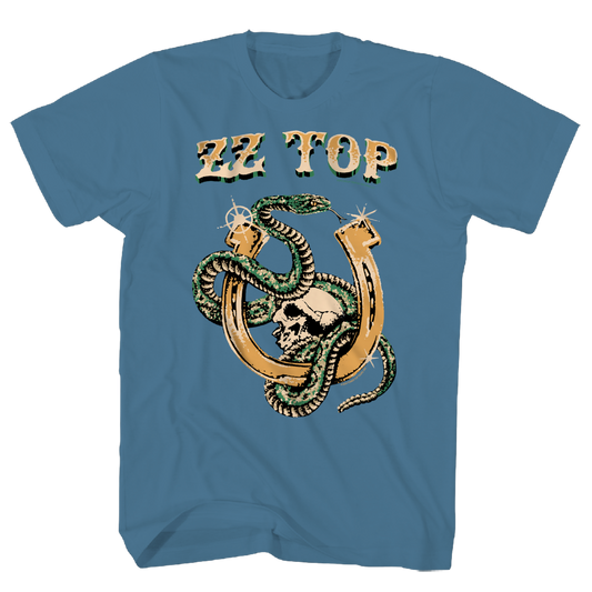 Zz Top - Snake Skull Tshirt Shrt Slv Product Image
