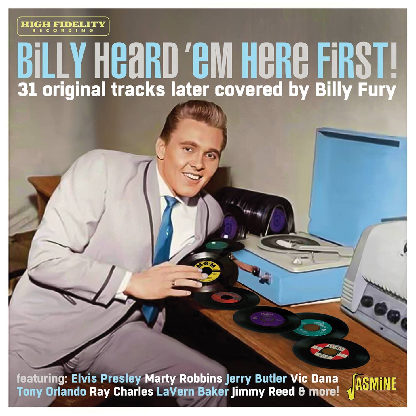 Billy Heard 'em Here First! - 31 Original Tracks Later Covered By Billy Fury