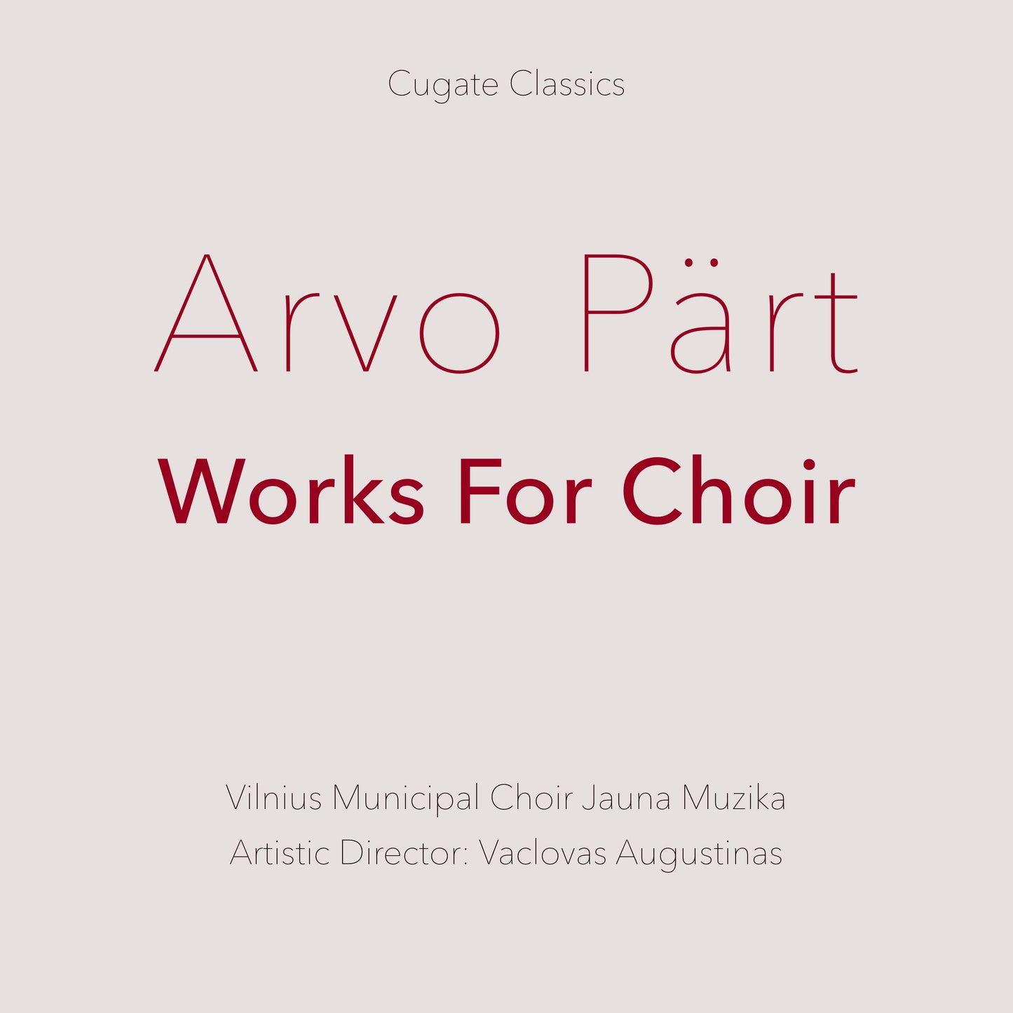 Works For Choir