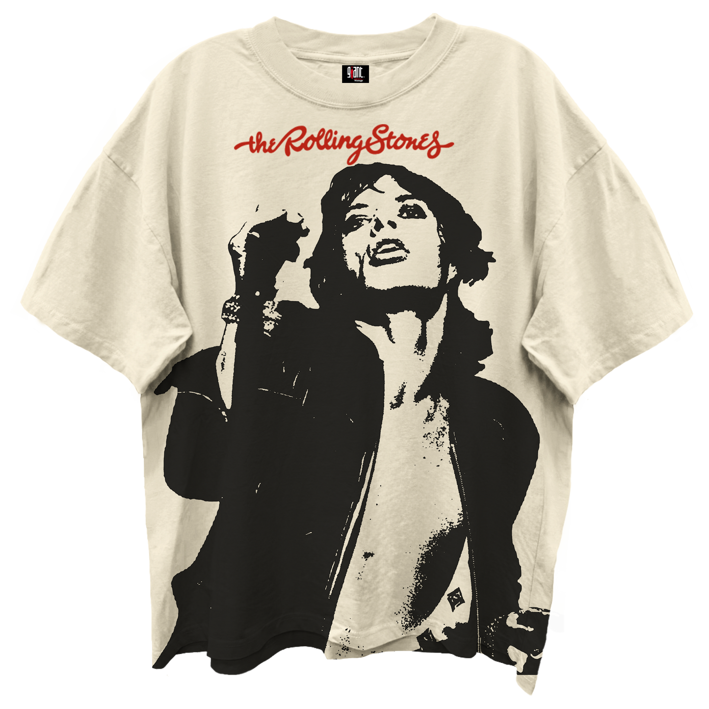 Rolling Stones - Mick Jagger Giant Vintage Tsh Wh Product Image