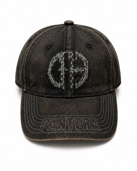 Pantera Acid - Washed Embroidered Dad Hat Black Product Image