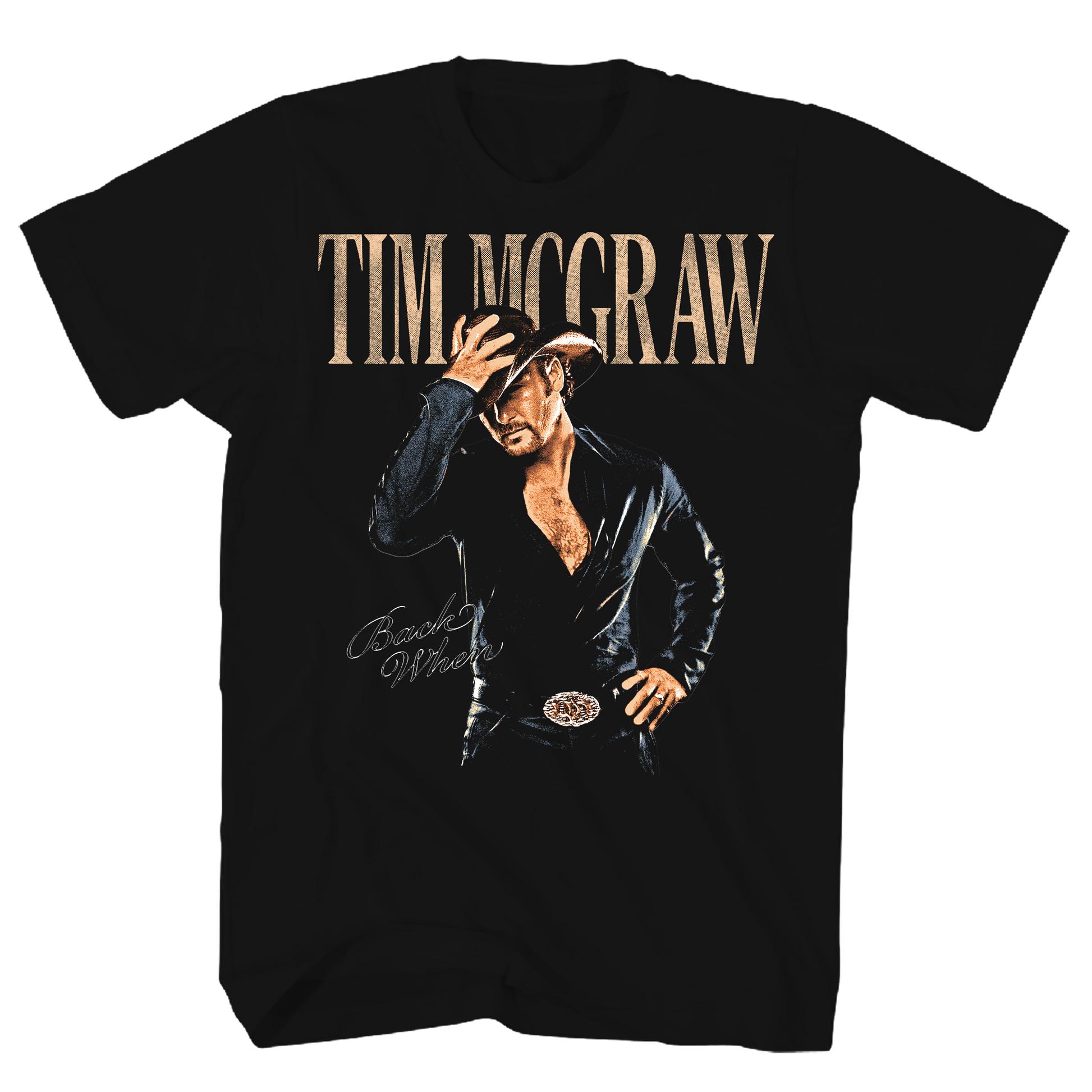 Tim Mcgraw - Back When Tshirt Black Product Image