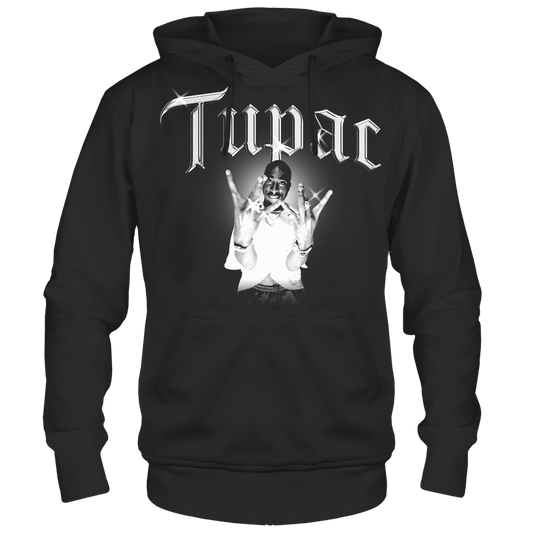 Tupac - B&w West Coast Photo Hoodie Product Image