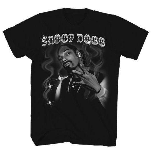 Snoop Dog - Air Brush T Shirt 1x Black Product Image