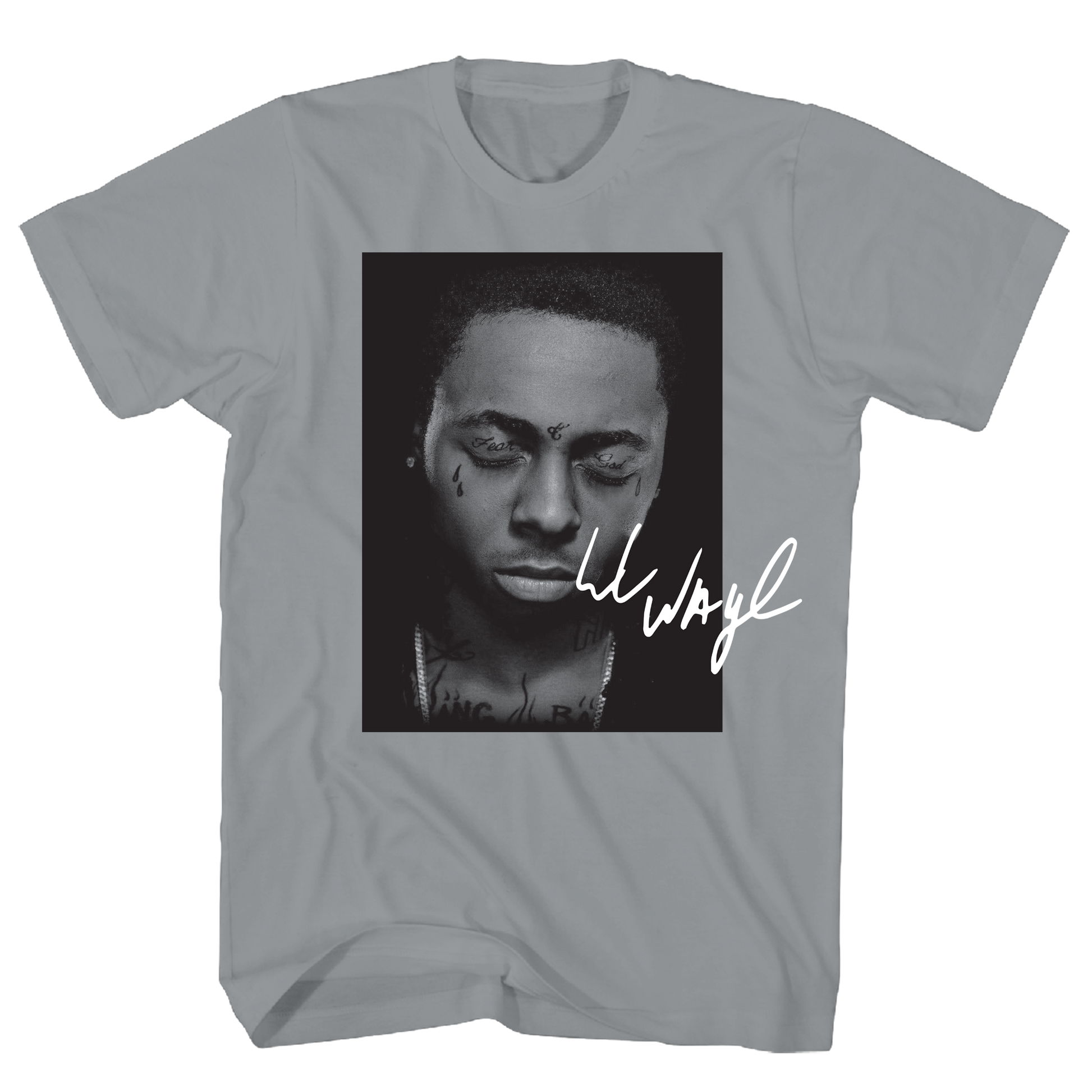 Lil Wayne - Best Rapper Photo Tshirt Gravel Product Image