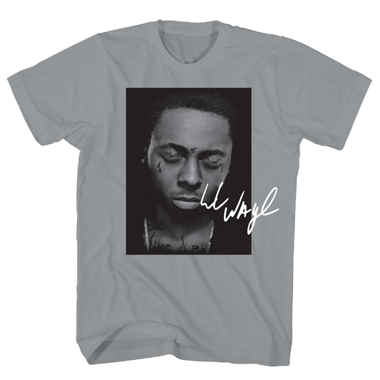 Lil Wayne - Best Rapper Photo Tshirt Gravel Product Image