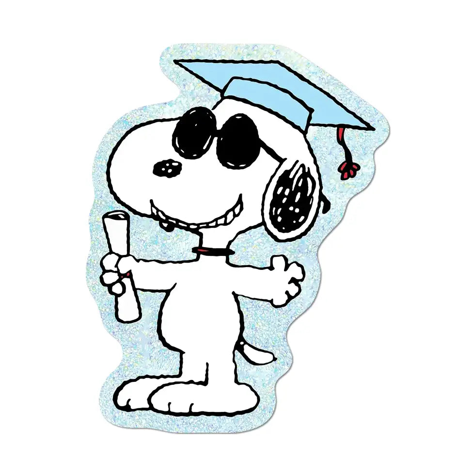 Snoopy's Graduation By Peanuts - Die-Cut Sticker