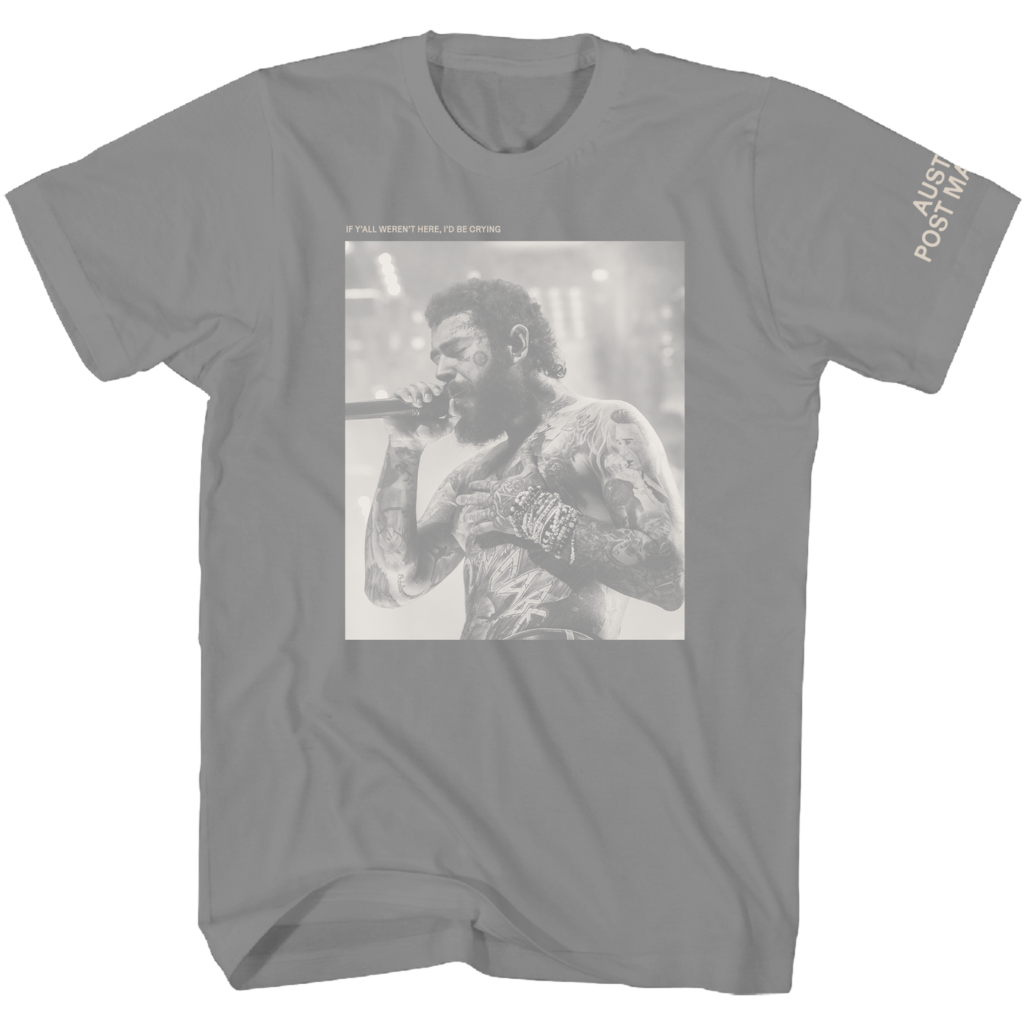 Post Malone - Singing Photo Tshirt Product Image