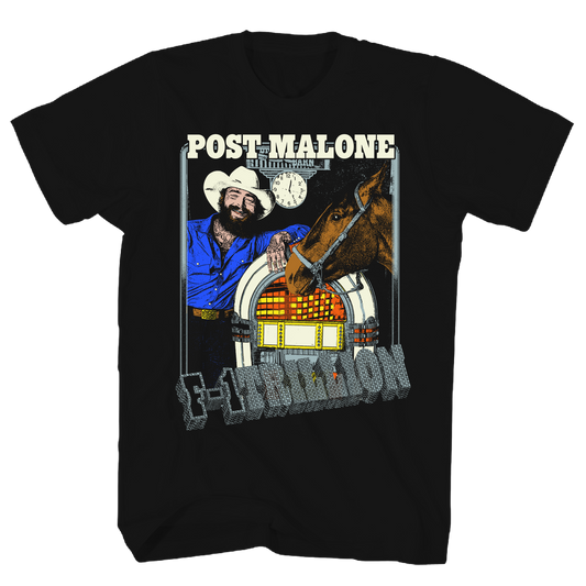 Post Malone - F1 Trillion Tshirt Black Product Image