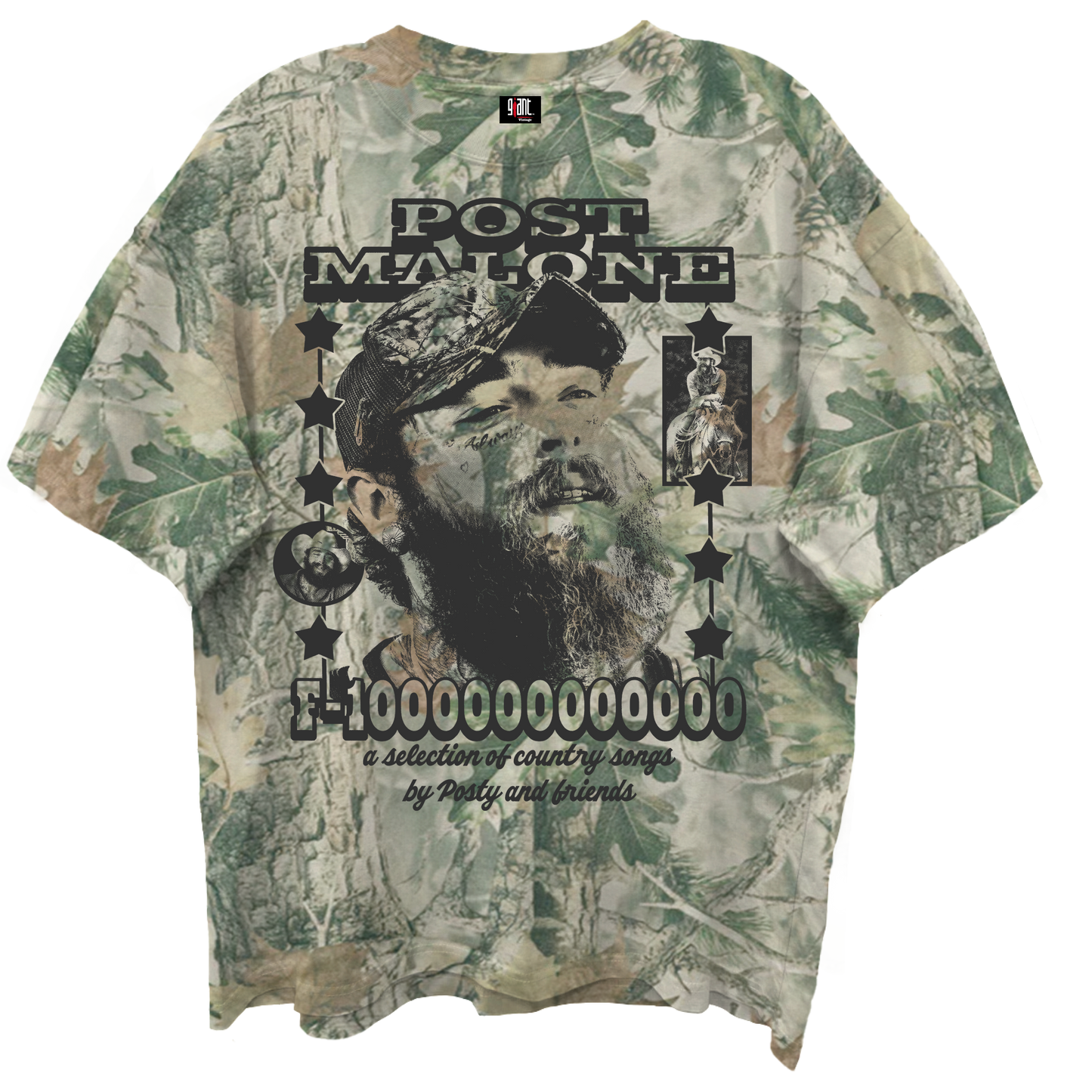 Post Malone - F 1 Trillion Giant T Shirt Camo Product Image