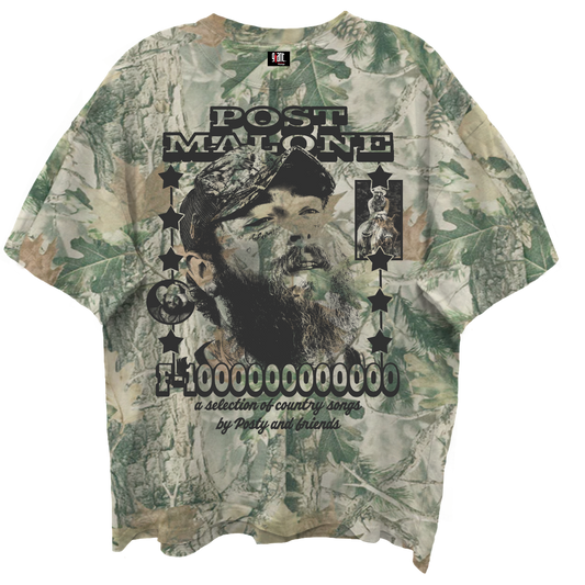 Post Malone - F 1 Trillion Giant T Shirt Camo Product Image