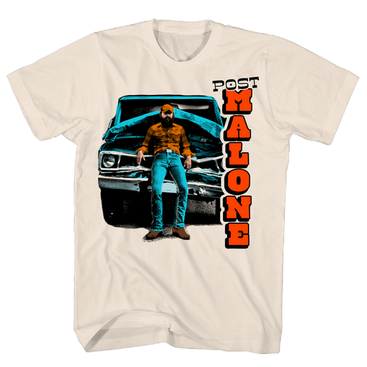 Post Malone - Pick Up Truck T Shirt 1x Nat Product Image