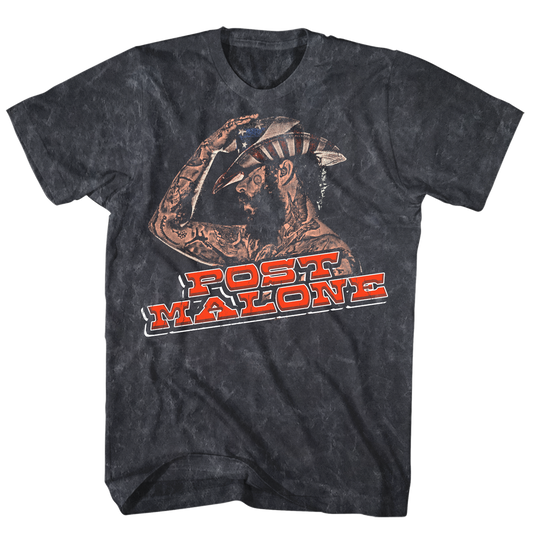 Post Malone - Side Profile T Shirt 1x Black Product Image