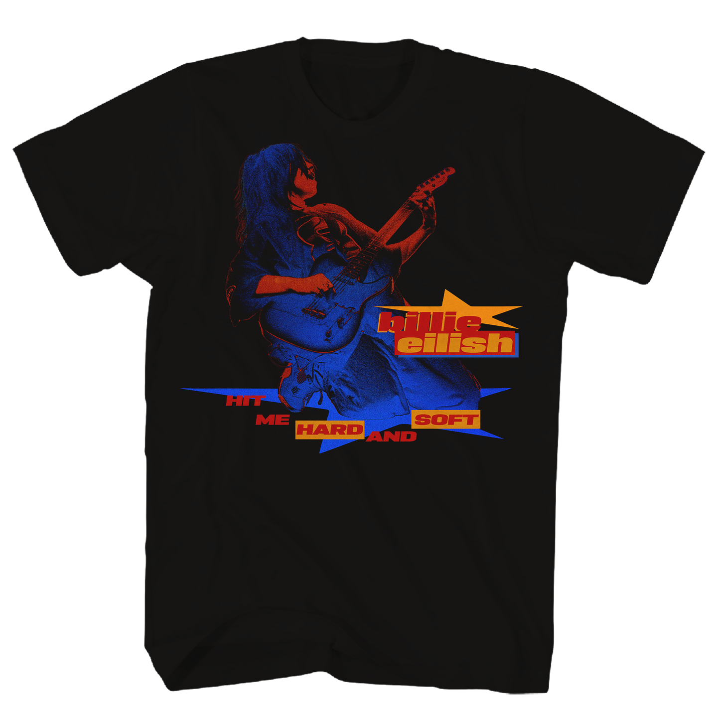 Billie Eilish - Hit Me Hard Gtr Solo Tsht Black Product Image