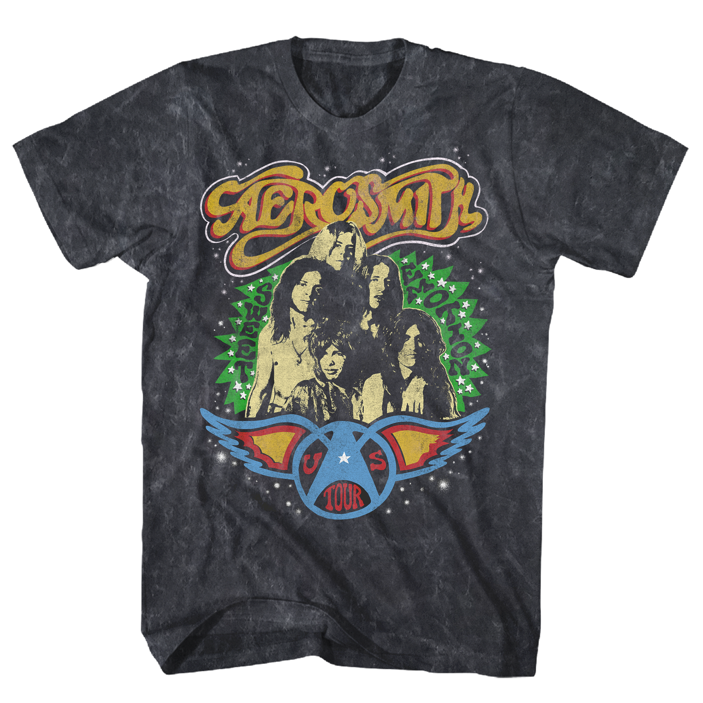 Aerosmith - Swt Emt Tour Tshirt Black Product Image