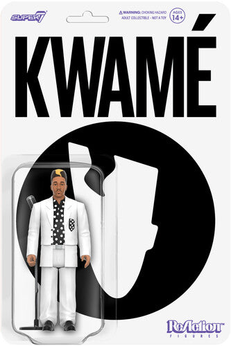 Kwamé ReAction Figures Wave 02 - Kwamé (White/Black Polka Dot)