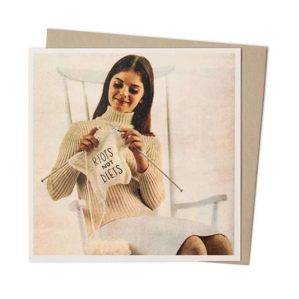 Riots Not Diets Card