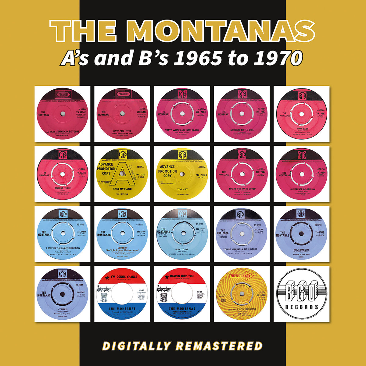 The Montanas - A's and B's 1965 to 1970 Product Image