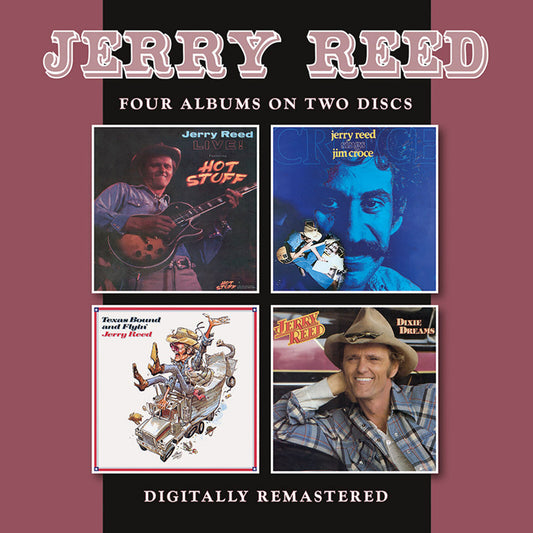 Jerry Reed - Jerry Reed Live / Sings Jim Croce / Texas Bound & Flyin' / Dixie Dreams Product Image