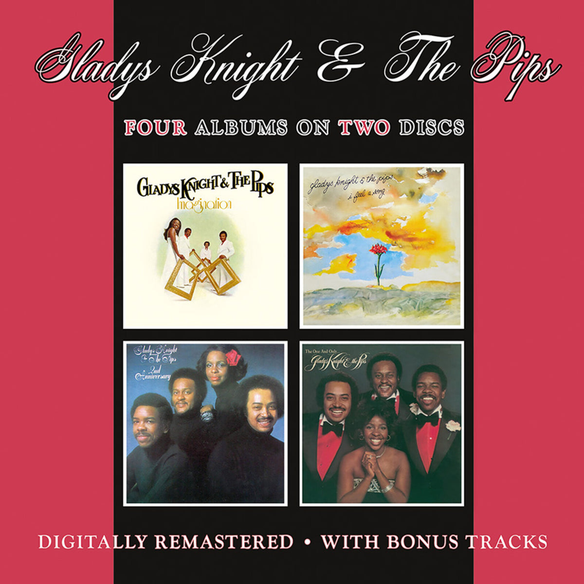 Gladys Knight and The Pips - Imagination / I Feel A Song / 2nd Anniversary / The One And Only... plus bonus tracks Product Image