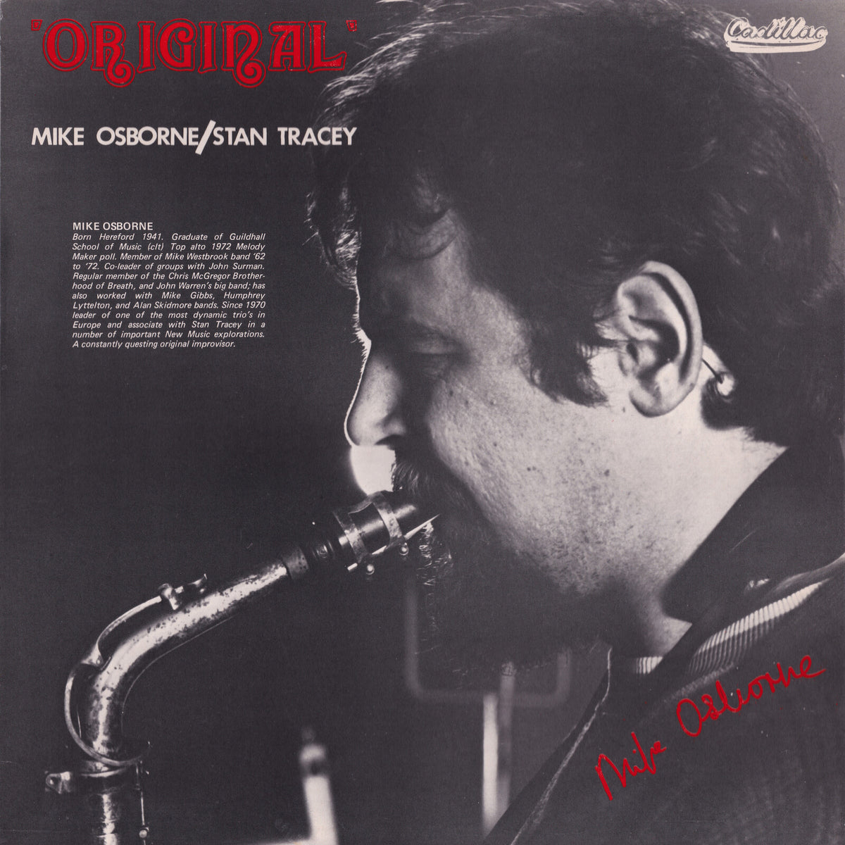 Mike Osborne and Stan Tracey - Original Product Image