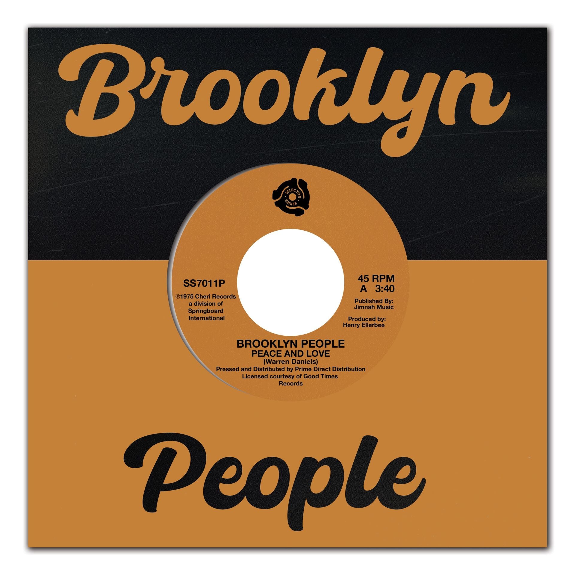Brooklyn People - Peace and Love / Wreck Product Image