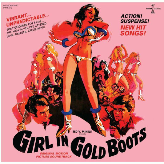 Girl In Gold Boots