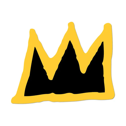 Crown by Basquiat - Die-Cut Sticker