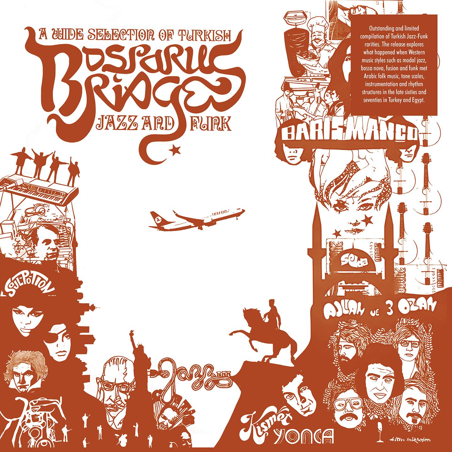 Bosporus Bridges - A Wide Selection Of Turkish Jazz and Funk 196