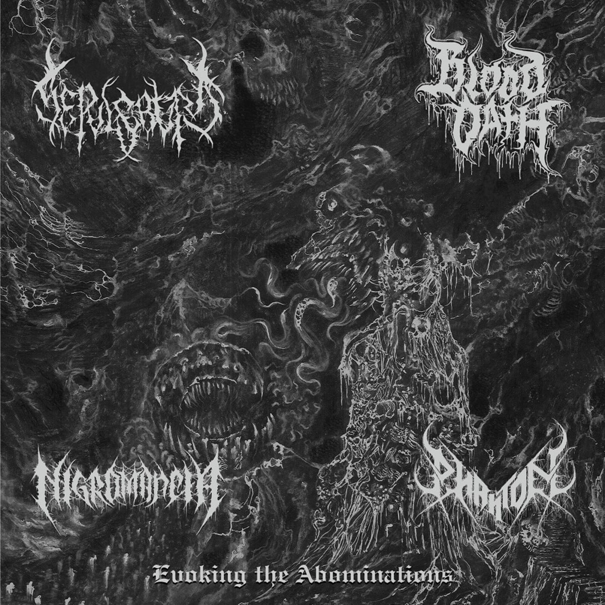 Sepulcrum / Blood Oath / Nigromancia / Phantom - Evoking the Abominations Product Image