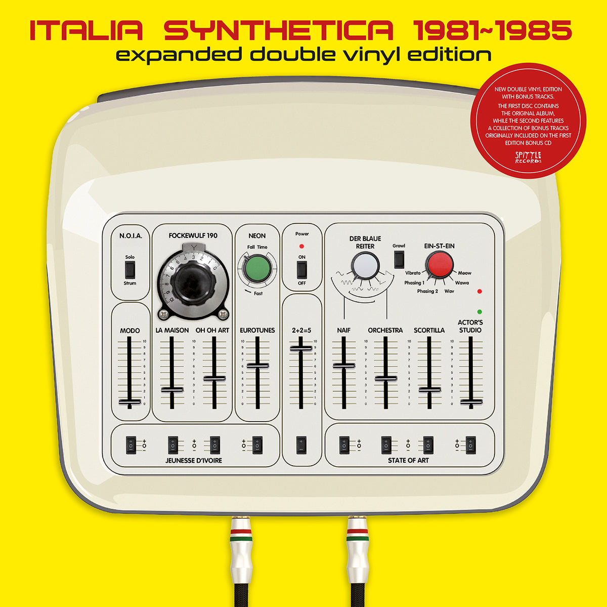 Italia Synthetica 1981-1985 - Expanded Double Vinyl Edition