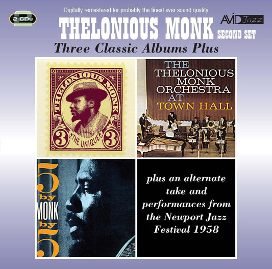 Three Classic Albums Plus (The Unique Thelonious Monk / At Town Hall / 5 By Monk By 5)