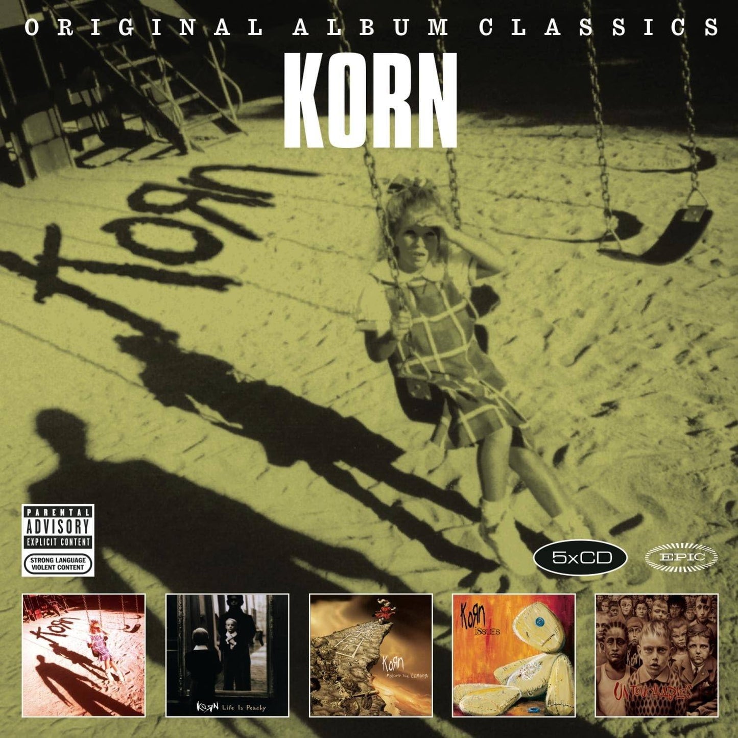 Original Album Classics - Korn, Life is Peachy, Follow The Leader, Issues, Untouchables.