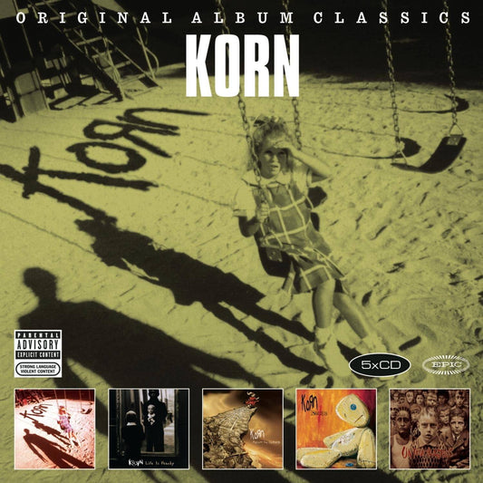 Original Album Classics - Korn, Life is Peachy, Follow The Leader, Issues, Untouchables.