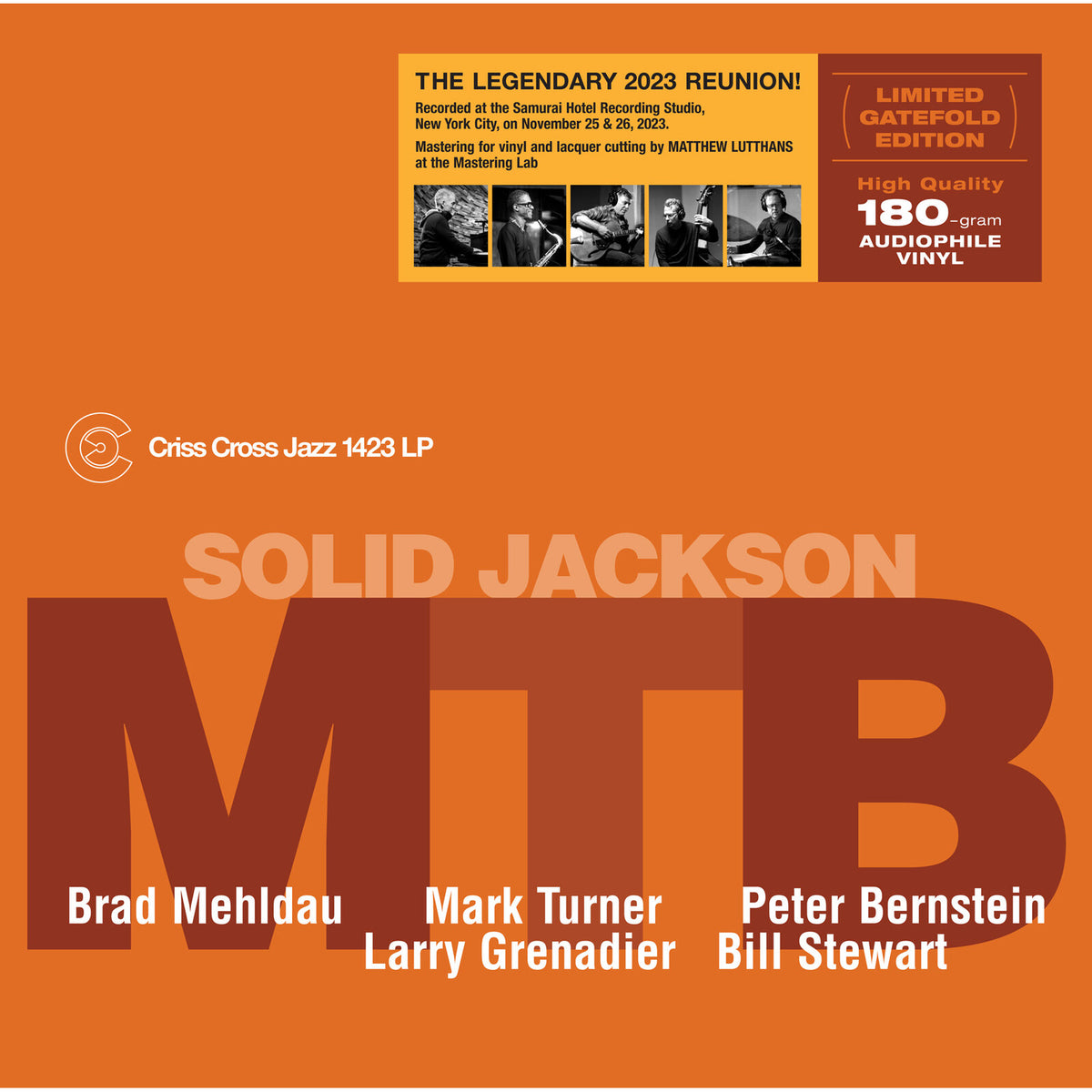 M.T.B. (Brad Mehldau / Mark Turner / Peter Bernstein) - Solid Jackson Product Image