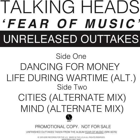 Fear Of Music - Unreleased Outakes