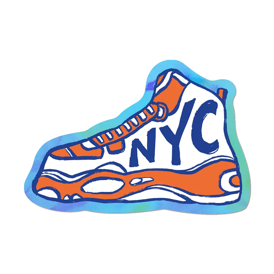 NYC Kicks by Apply - Die-Cut Sticker on Holographic