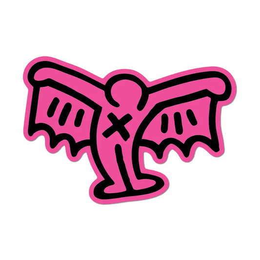 Pink Pop Shop Devil by Keith Haring - Die-Cut Sticker